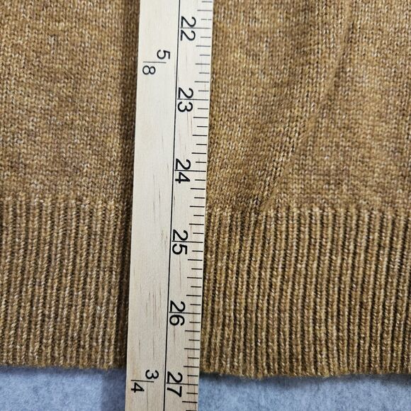 NWT Frey Mens Tight Knit Sweater Sz L 1/4 Zip Cozy Cabin Academia Casual Preppy - Picture 10 of 10
